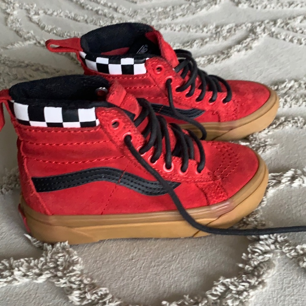 Highly top Red Vans for kids